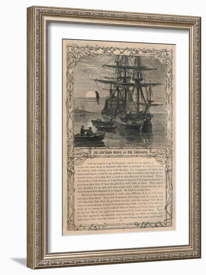 'The Captain Hung at the Yard-Arm', c1870-Unknown-Framed Giclee Print