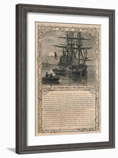 'The Captain Hung at the Yard-Arm', c1870-Unknown-Framed Giclee Print