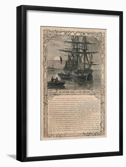 'The Captain Hung at the Yard-Arm', c1870-Unknown-Framed Giclee Print