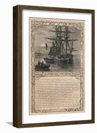 'The Captain Hung at the Yard-Arm', c1870-Unknown-Framed Giclee Print