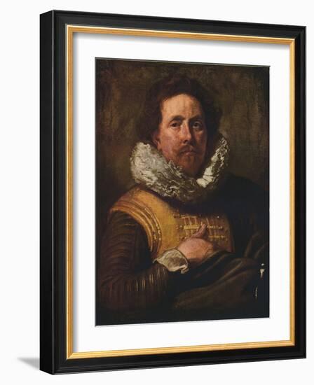 The Captain of the Guard, c1619-1541, (1937)-Anthony Van Dyck-Framed Giclee Print