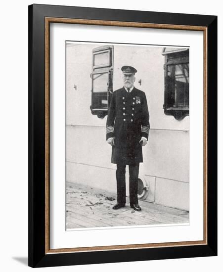 The Captain of the Ss Titanic, Captain E J Smith-null-Framed Photographic Print