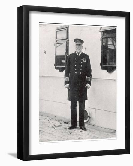 The Captain of the Ss Titanic, Captain E J Smith-null-Framed Photographic Print