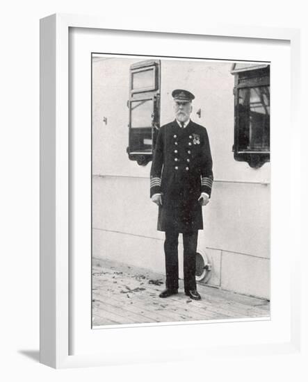 The Captain of the Ss Titanic, Captain E J Smith-null-Framed Photographic Print