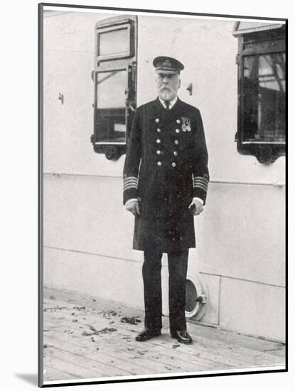 The Captain of the Ss Titanic, Captain E J Smith-null-Mounted Photographic Print