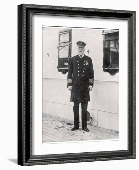 The Captain of the Ss Titanic, Captain E J Smith-null-Framed Photographic Print