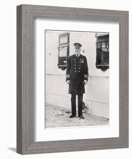 The Captain of the Ss Titanic, Captain E J Smith-null-Framed Photographic Print