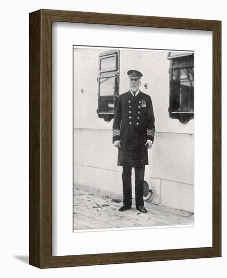 The Captain of the Ss Titanic, Captain E J Smith-null-Framed Photographic Print