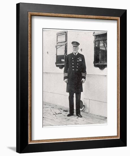 The Captain of the Ss Titanic, Captain E J Smith-null-Framed Photographic Print