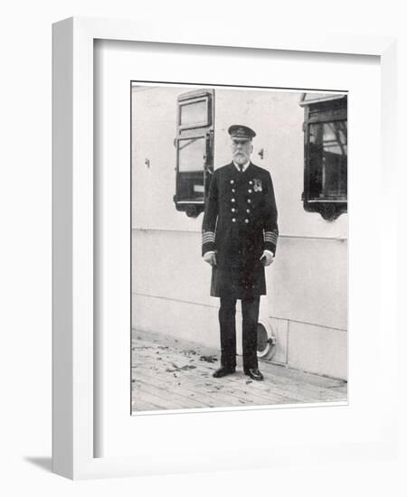 The Captain of the Ss Titanic, Captain E J Smith-null-Framed Photographic Print