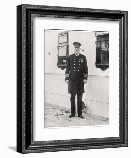 The Captain of the Ss Titanic, Captain E J Smith-null-Framed Photographic Print