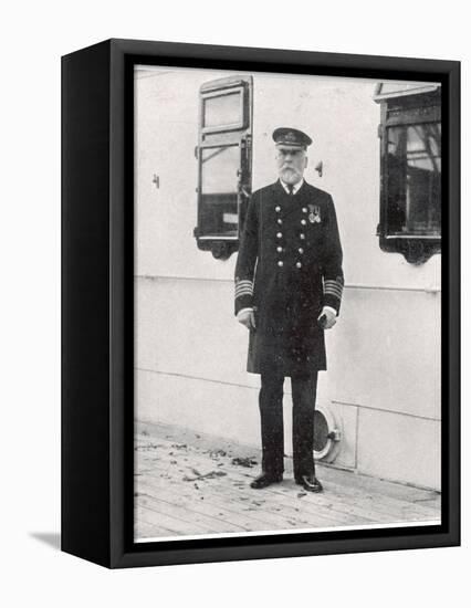 The Captain of the Ss Titanic, Captain E J Smith-null-Framed Premier Image Canvas