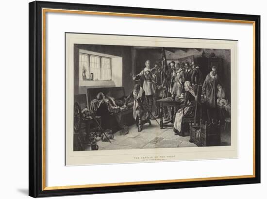 The Captain of the Troop-Frank Dadd-Framed Giclee Print