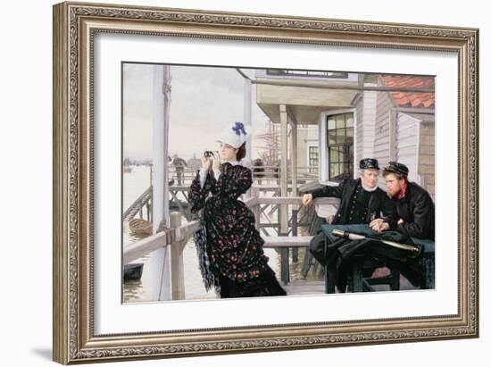 The Captain's Daughter-James Tissot-Framed Giclee Print