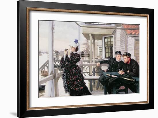 The Captain's Daughter-James Tissot-Framed Giclee Print