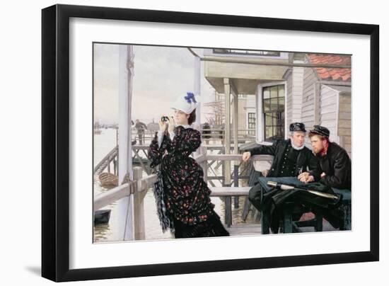 The Captain's Daughter-James Tissot-Framed Giclee Print