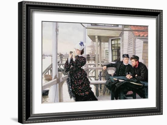 The Captain's Daughter-James Tissot-Framed Giclee Print