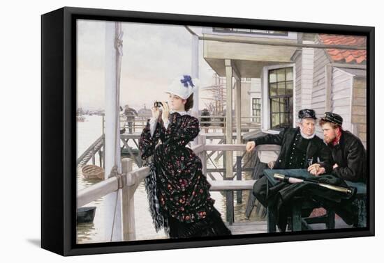 The Captain's Daughter-James Tissot-Framed Premier Image Canvas