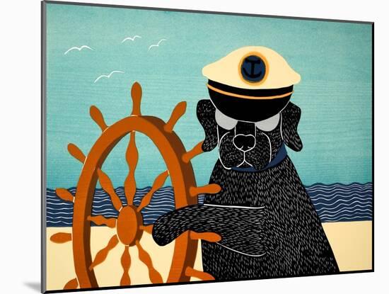 The Captain-Stephen Huneck-Mounted Giclee Print