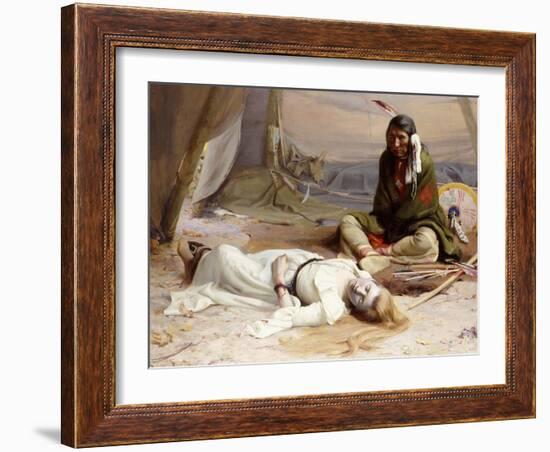 The Captive-Eanger Irving Couse-Framed Giclee Print