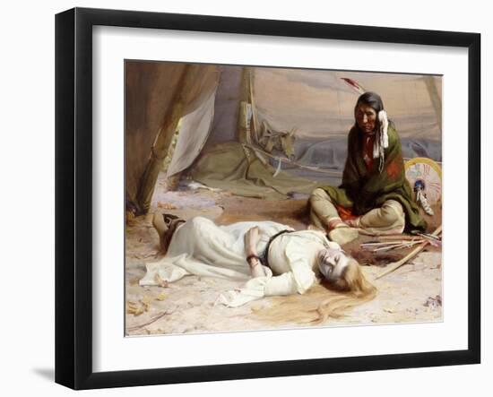 The Captive-Eanger Irving Couse-Framed Giclee Print