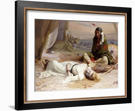 The Captive-Eanger Irving Couse-Framed Giclee Print