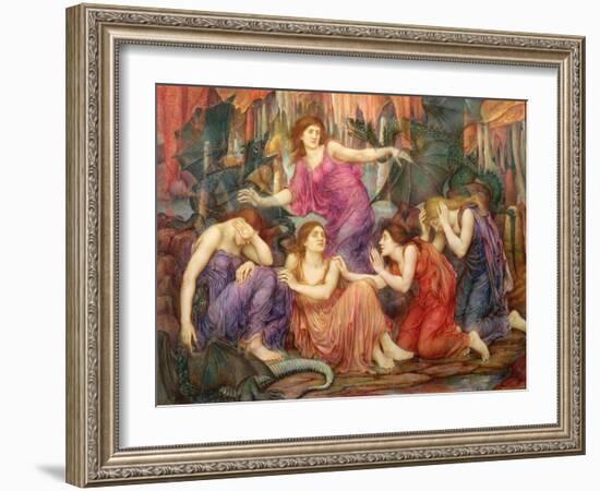 The Captives-Evelyn De Morgan-Framed Giclee Print