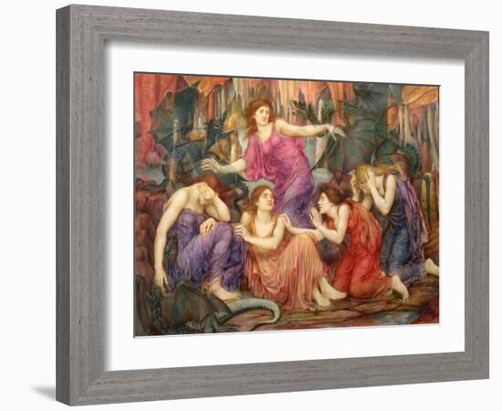 The Captives-Evelyn De Morgan-Framed Giclee Print