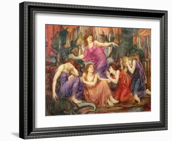 The Captives-Evelyn De Morgan-Framed Giclee Print