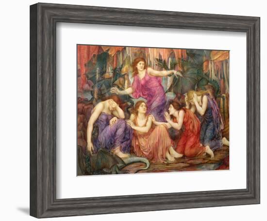 The Captives-Evelyn De Morgan-Framed Giclee Print