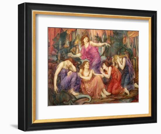 The Captives-Evelyn De Morgan-Framed Giclee Print