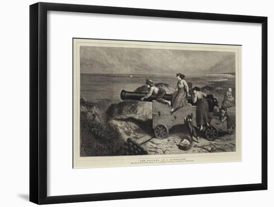 The Capture of a 32-Pounder-Myles Birket Foster-Framed Giclee Print