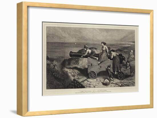 The Capture of a 32-Pounder-Myles Birket Foster-Framed Giclee Print