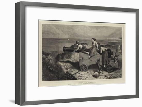The Capture of a 32-Pounder-Myles Birket Foster-Framed Giclee Print