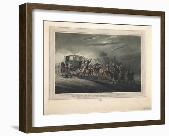 The Capture of Bonaparte's Carriage, Papers and Treasure by Major Von Keller, 1816-John Heaviside Clark-Framed Giclee Print