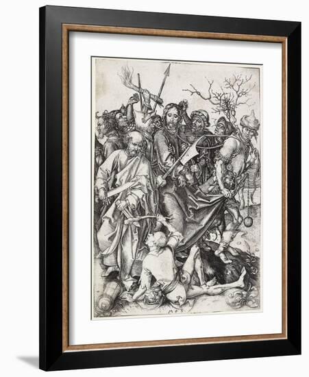 The Capture of Christ, C. 1480-Martin Schongauer-Framed Giclee Print