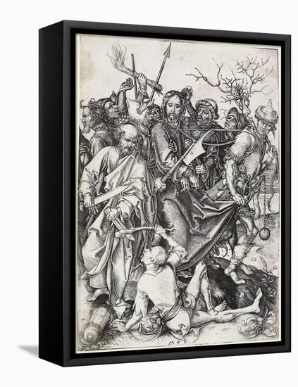 The Capture of Christ, C. 1480-Martin Schongauer-Framed Premier Image Canvas