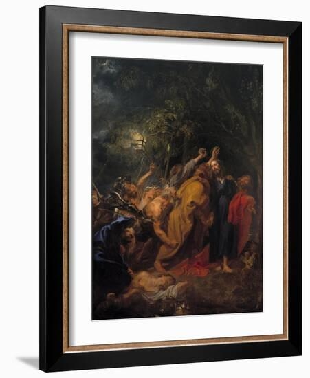 The Capture of Christ-Sir Anthony Van Dyck-Framed Giclee Print