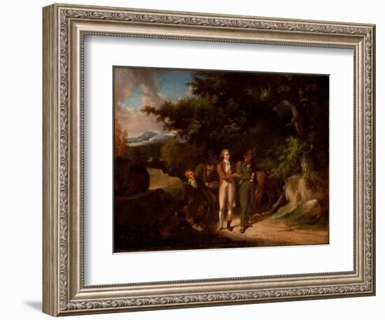 The Capture of Major Andre, 1812 (Oil on Canvas)-Thomas Sully-Framed Giclee Print