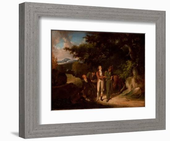 The Capture of Major Andre, 1812 (Oil on Canvas)-Thomas Sully-Framed Giclee Print