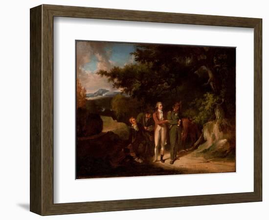 The Capture of Major Andre, 1812 (Oil on Canvas)-Thomas Sully-Framed Giclee Print