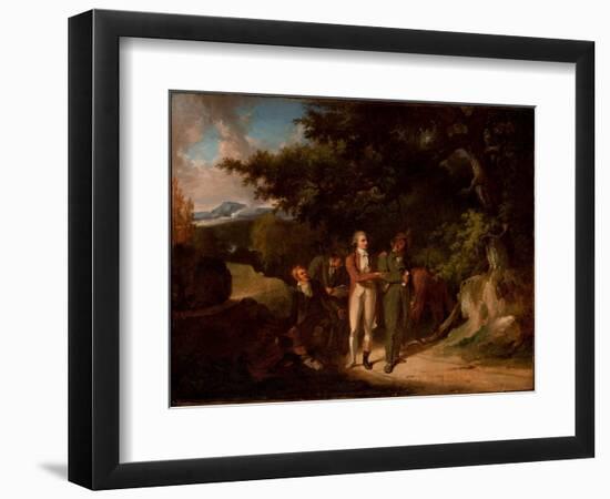 The Capture of Major Andre, 1812 (Oil on Canvas)-Thomas Sully-Framed Giclee Print