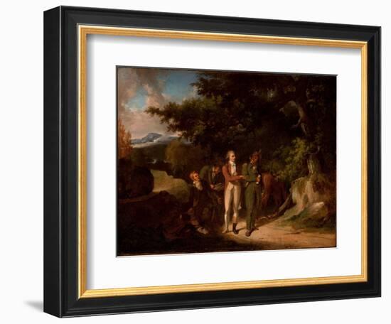 The Capture of Major Andre, 1812 (Oil on Canvas)-Thomas Sully-Framed Giclee Print