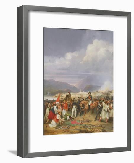 The Capture of Morea Castle, 30th October 1828, 1836-Jean Charles Langlois-Framed Giclee Print