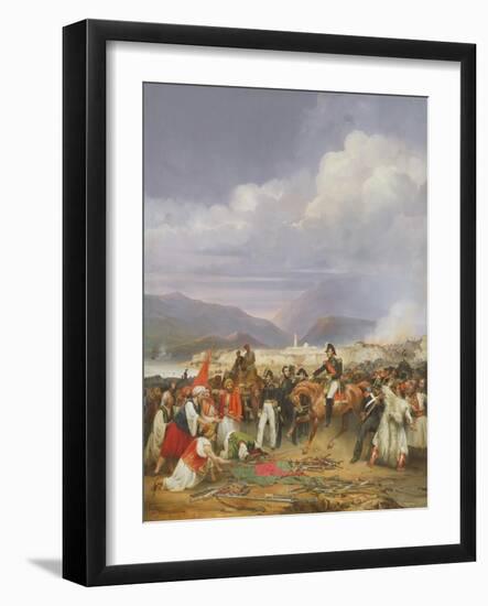 The Capture of Morea Castle, 30th October 1828, 1836-Jean Charles Langlois-Framed Giclee Print