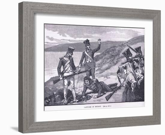 The Capture of Murat Ad 1815-William Barnes Wollen-Framed Giclee Print