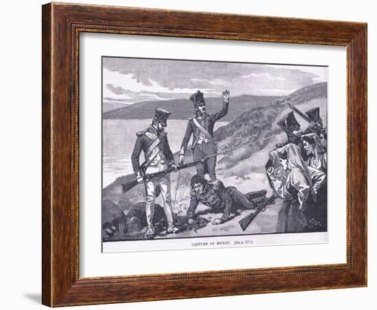 The Capture of Murat Ad 1815-William Barnes Wollen-Framed Giclee Print