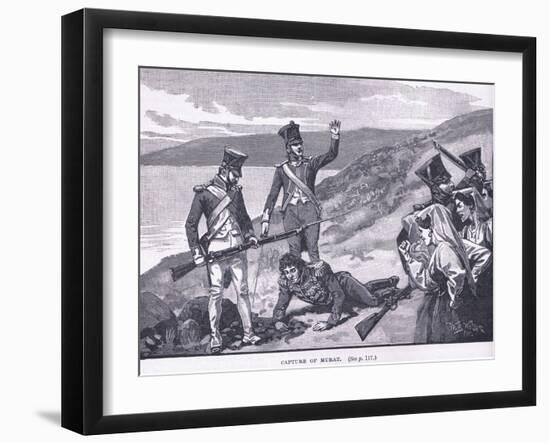 The Capture of Murat Ad 1815-William Barnes Wollen-Framed Giclee Print