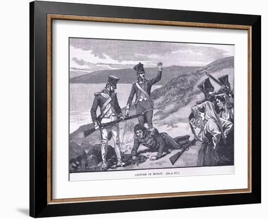 The Capture of Murat Ad 1815-William Barnes Wollen-Framed Giclee Print