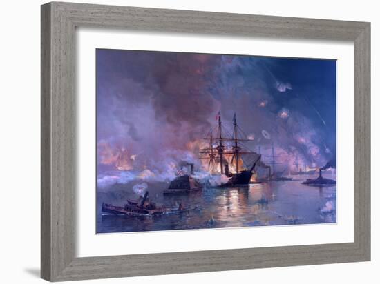 The Capture of New Orleans During the Civil War, 1886-null-Framed Giclee Print